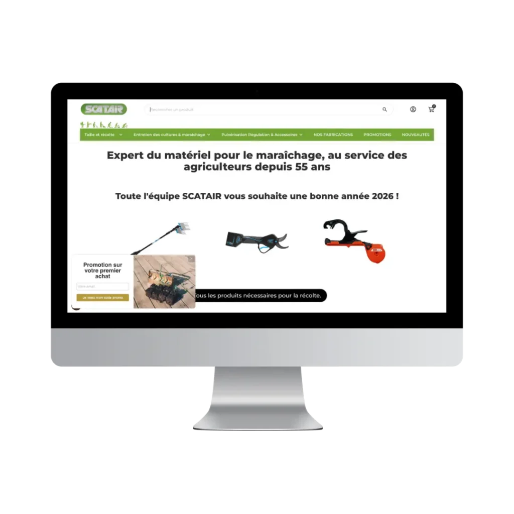 Stratégie de référencement SEO SCATAIR