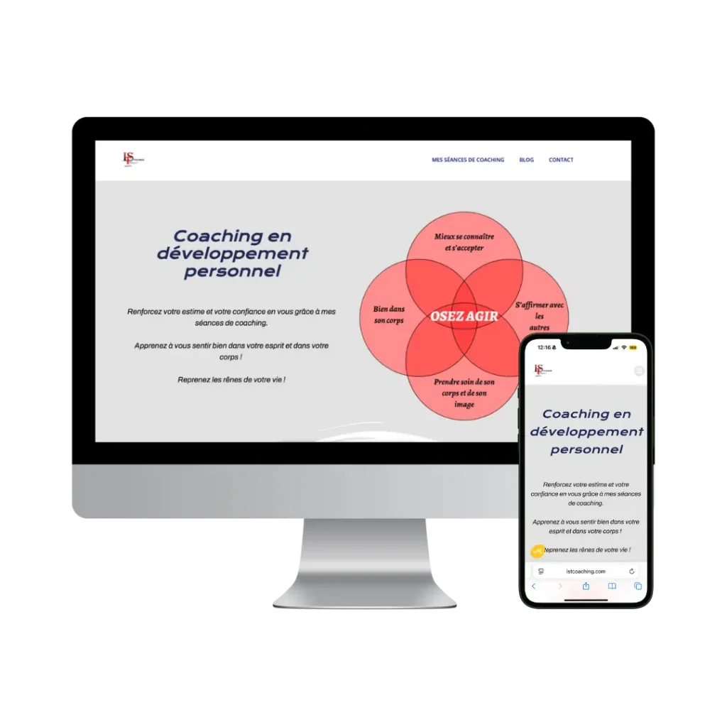 Création d'un site vitrine IST Coaching